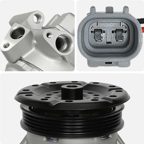 AISIN ACCT-00567 Air Conditioner AC Compressor - Compatible with Scion xB 2004-2006 1.5L, xA 2004-2006 1.5L - with 4-Pulley Groove, with Clutch in Saudi Arabia