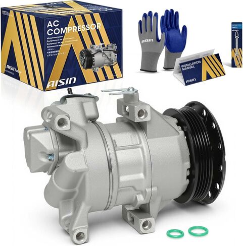 AISIN ACCT-00567 Air Conditioner AC Compressor - Compatible with Scion xB 2004-2006 1.5L, xA 2004-2006 1.5L - with 4-Pulley Groove, with Clutch in Saudi Arabia