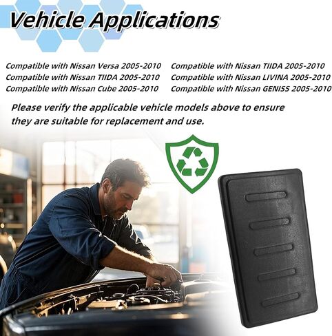 Upper Cover Of Air Filter ABS Compatible with Nissan Versa,fit for Cube,fit for TIIDA,fit for LIVINA,fit for GENISS 2005-2010 Replacement 16526-ED000 in Kuwait