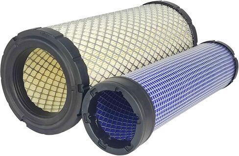 Inner Outer Air Filter Kit 006000455F1 006000456F1 Compatible with Mahindra 4500 5500 6000 HST, 2540 2545 2555 2565 2645 2655 2665 3535 4035 4535 5035 2538 2638 3540 3550 Gear T4 Tractor AF169 in Kuwait