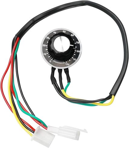 12V-72V Twist Throttle Speed Limiter Knob with 3 Gears, 10-Speed Control for Electric Scooter, ATV, E-Bike, Go Kart, Drift Trike, UTV – Universal Fit Handle Replacement in Kuwait