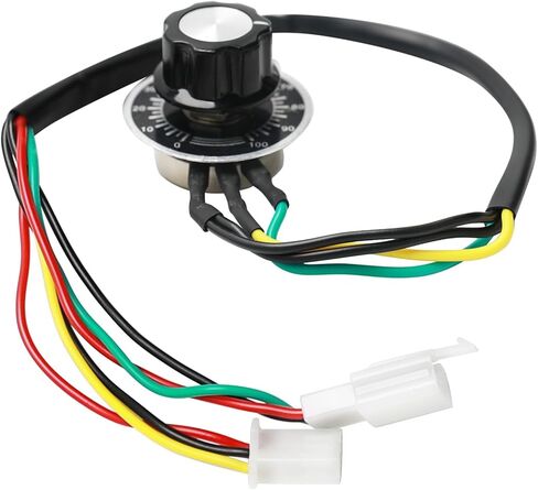 12V-72V Twist Throttle Speed Limiter Knob with 3 Gears, 10-Speed Control for Electric Scooter, ATV, E-Bike, Go Kart, Drift Trike, UTV – Universal Fit Handle Replacement in Kuwait