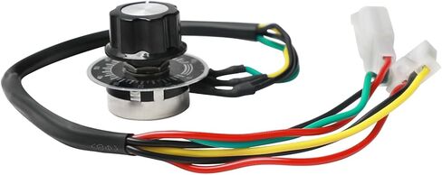 12V-72V Twist Throttle Speed Limiter Knob with 3 Gears, 10-Speed Control for Electric Scooter, ATV, E-Bike, Go Kart, Drift Trike, UTV – Universal Fit Handle Replacement in Kuwait