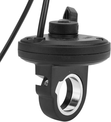 108X Left Thumb Throttle Electric Bike Finger Throttle Grip Speed Control with 3Pin Water Proof Connector for 22.2mm Diameter Handlebar(Black) in Kuwait