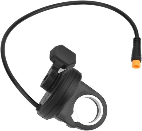 108X Left Thumb Throttle Electric Bike Finger Throttle Grip Speed Control with 3Pin Water Proof Connector for 22.2mm Diameter Handlebar(Black) in Kuwait