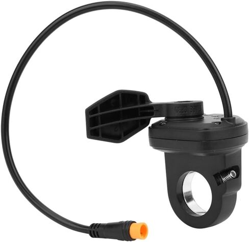 108X Left Thumb Throttle Electric Bike Finger Throttle Grip Speed Control with 3Pin Water Proof Connector for 22.2mm Diameter Handlebar(Black) in Kuwait
