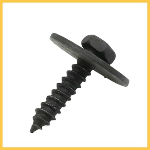 8pcs 4.2 x 22mm Stainless Steel Black Head Screw for Car Fender Bumper Auto Replacement Parts in Saudi Arabia