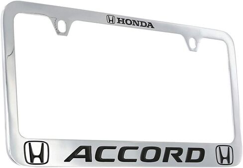 Honda Accord Wordmark Metal License Plate Frame Holder (4 Hole) in Saudi Arabia