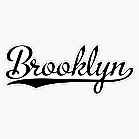 ملصق جداري للكمبيوتر المحمول من الفينيل من Brooklyn مقاس 5 بوصة in Kuwait