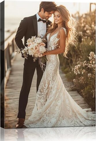 Custom Canvas Prints with Your Photos Personalized Framed Canvas Photos Prints Wall Art Custom Picture Gifts for Family Couple Boyfriend Girlfriend Pet Baby 6x8in in Saudi Arabia