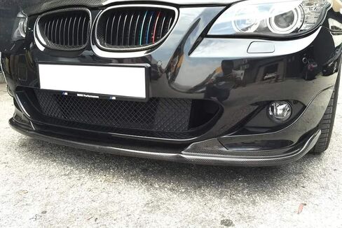iJDMTOY Pair Front Bumper Lower Grille Mesh Cover Replacements Compatible with 2004-2010 BMW E60 E61 5 Series, Compatible with M-Package Aerodynamics Package Bumper ONLY in Saudi Arabia