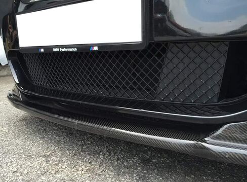 iJDMTOY Pair Front Bumper Lower Grille Mesh Cover Replacements Compatible with 2004-2010 BMW E60 E61 5 Series, Compatible with M-Package Aerodynamics Package Bumper ONLY in Saudi Arabia