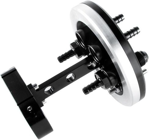 Fuel Pump Hanger Assembly, Twin Fuel Pump Hanger 39mm Suits Single Dual for Walbro 39mm-40mm Pumps Black Fuel Mount Bracket in Kuwait