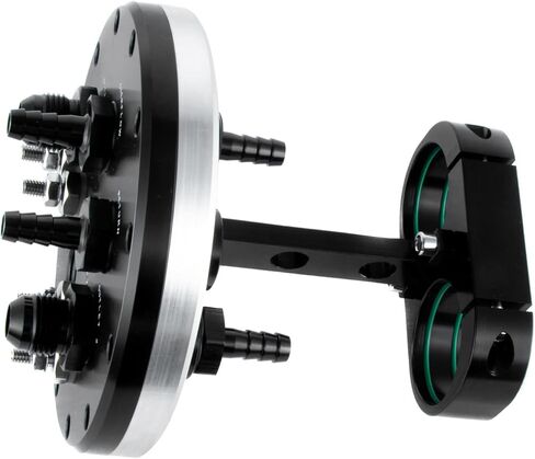 Fuel Pump Hanger Assembly, Twin Fuel Pump Hanger 39mm Suits Single Dual for Walbro 39mm-40mm Pumps Black Fuel Mount Bracket in Kuwait