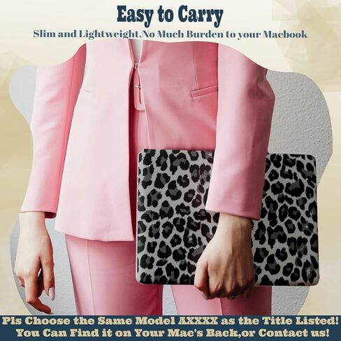 Hard Case for MacBook Pro 14 inch M5 M4 M3 M2 M1 Max 2026-2021 Model A3434 A3401 A3185 A3112 A2992 A2918 A2779 A2442,Laptop Case & Sleeve Bag & Keyboard Cover,Wild Leopard Print in Kuwait