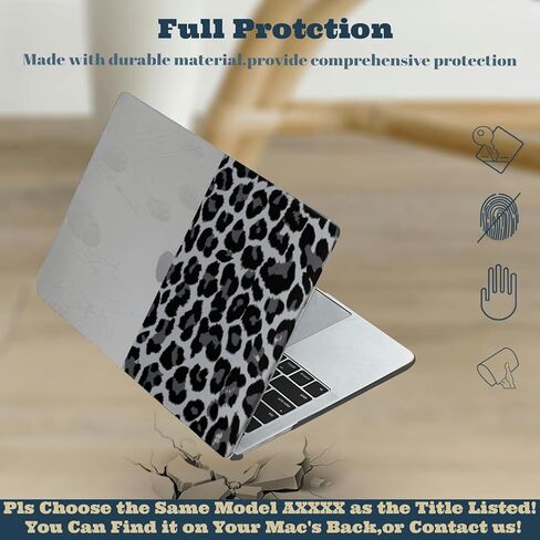 Hard Case for MacBook Pro 14 inch M5 M4 M3 M2 M1 Max 2026-2021 Model A3434 A3401 A3185 A3112 A2992 A2918 A2779 A2442,Laptop Case & Sleeve Bag & Keyboard Cover,Wild Leopard Print in Kuwait