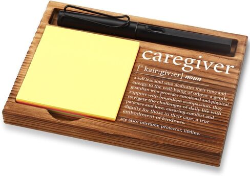 Appreciation Gifts for School Counselor, Inspirational Office Decor Gifts for School Counselor,Wooden Sticky Note Holder With Inspirational Quotes,16.5 x 12 x 1.5 cm,XXN31 in Saudi Arabia