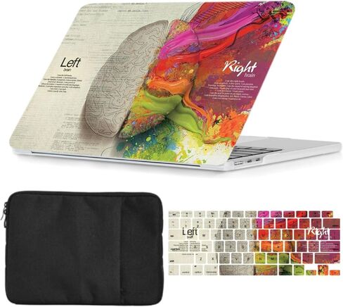Shell Compatible with MacBook Air 13 Inch Case(Model A1369&A1466, Old Version 2017-2010 Release), Hard Plastic Laptop Shell, Keyboard Skin and Bag for MacBook Air 13.3", Creative Brains in Kuwait