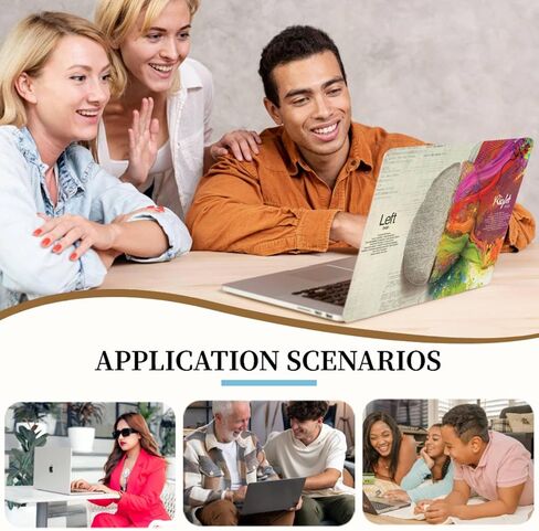 Shell Compatible with MacBook Air 13 Inch Case(Model A1369&A1466, Old Version 2017-2010 Release), Hard Plastic Laptop Shell, Keyboard Skin and Bag for MacBook Air 13.3", Creative Brains in Kuwait