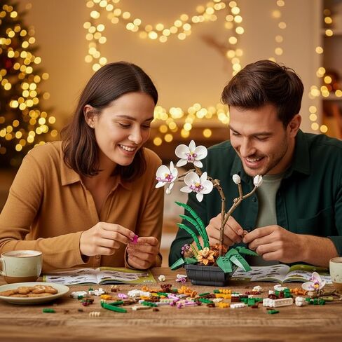 مجموعات بناء السحلية الإبداعية Wiseplay للأطفال ، هدية لعيد الأم ، مجموعات الطوب المبنية على الزهور التعليمية ، 581 قطعة in Kuwait