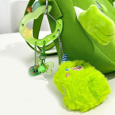 Acrylic Hollow Fruit Keychain Carabiner Clip Lightweight Sturdy Accessory Acrylic Holder For Bag Keys Backpack in Saudi Arabia