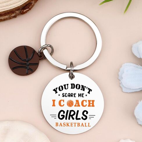 Basketball Coach Gifts for Women Appreciation Gifts Thank You Keychain Basketball Coach Gift Christmas Keyring Best Birthday Graduation Valentines Day Mothers Fathers Day End of Year Retirement Gift in Kuwait