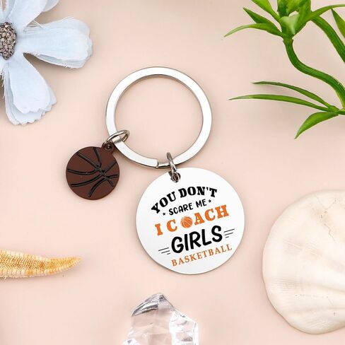 Basketball Coach Gifts for Women Appreciation Gifts Thank You Keychain Basketball Coach Gift Christmas Keyring Best Birthday Graduation Valentines Day Mothers Fathers Day End of Year Retirement Gift in Kuwait