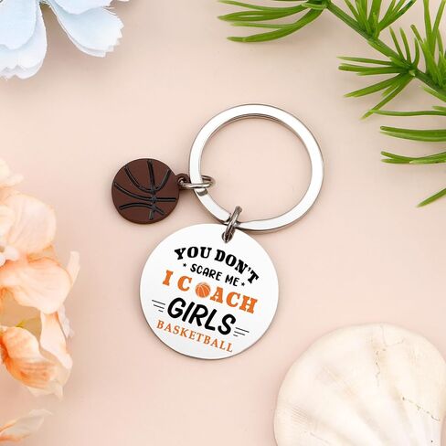 Basketball Coach Gifts for Women Appreciation Gifts Thank You Keychain Basketball Coach Gift Christmas Keyring Best Birthday Graduation Valentines Day Mothers Fathers Day End of Year Retirement Gift in Kuwait