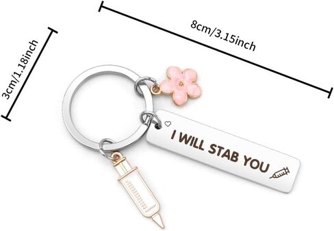 Funny Nurse Keychain School Nurse Practitioner Christmas Gifts for Women Medical Assistant Gifts Registered Nurses Week Day Gift RN CNA LPN Nicu Labor And Delivery Nurses Nursing Instructor Gift Ideas in Kuwait