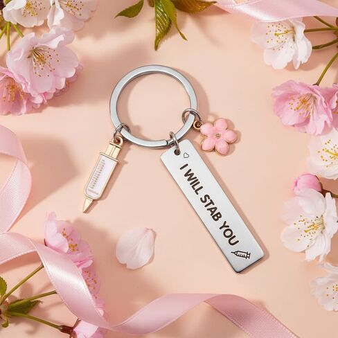 Funny Nurse Keychain School Nurse Practitioner Christmas Gifts for Women Medical Assistant Gifts Registered Nurses Week Day Gift RN CNA LPN Nicu Labor And Delivery Nurses Nursing Instructor Gift Ideas in Kuwait