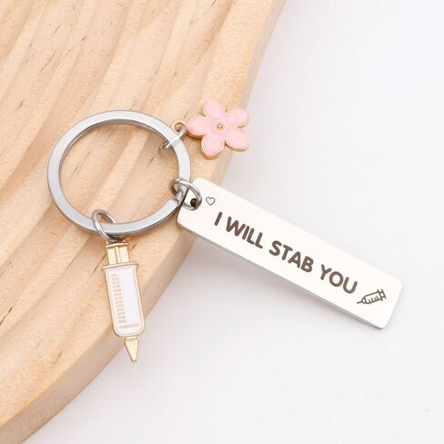 Funny Nurse Keychain School Nurse Practitioner Christmas Gifts for Women Medical Assistant Gifts Registered Nurses Week Day Gift RN CNA LPN Nicu Labor And Delivery Nurses Nursing Instructor Gift Ideas in Kuwait