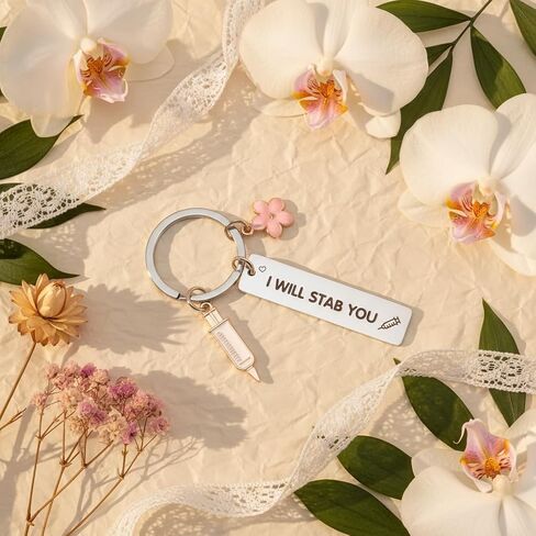 Funny Nurse Keychain School Nurse Practitioner Christmas Gifts for Women Medical Assistant Gifts Registered Nurses Week Day Gift RN CNA LPN Nicu Labor And Delivery Nurses Nursing Instructor Gift Ideas in Kuwait