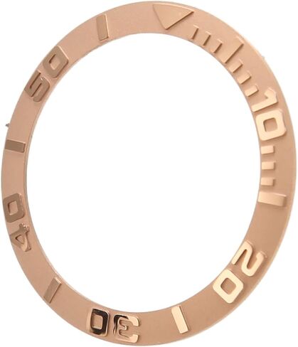 Watch Bezel Insert, 38mm Watch Replacement Parts, Ceramic Digit Watch Bezel Ring Replacement Accessory Parts for Repairer (Rose Gold) in Saudi Arabia