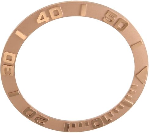 Watch Bezel Insert, 38mm Watch Replacement Parts, Ceramic Digit Watch Bezel Ring Replacement Accessory Parts for Repairer (Rose Gold) in Saudi Arabia