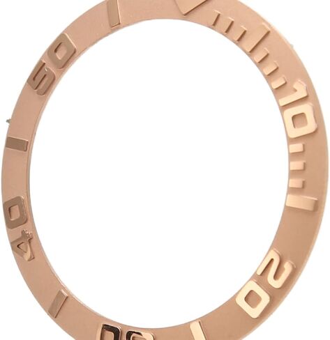 Watch Bezel Insert, 38mm Watch Replacement Parts, Ceramic Digit Watch Bezel Ring Replacement Accessory Parts for Repairer (Rose Gold) in Saudi Arabia
