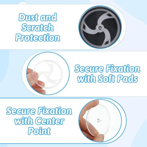 2Pcs Watch Movement Holder, Portable Watch Storage Box, Watches Holder Organizer for Men Watches Dial Holders, Dust And Scratch Protection Organizer Display Travel Case in Kuwait