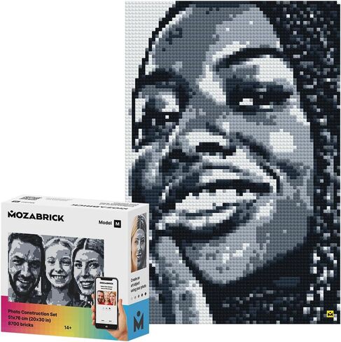 Photo Construction Set Model S - Transform Any Picture into a Mosaic Wall Art Using Our Constructor and Web App. Infinite Pixel Art Possibilities Using Your Photos! in Saudi Arabia