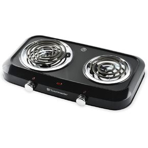 Toastmaster Double Coil Burner, Black, TM-35DB