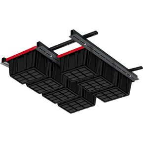 Ultrawall Overhead Garage Storage Racks, Adjustable Garage Ceiling Storage Rack, Heavy Duty Garage Organizer Hanging Storage Rack for Most Storage Bins/Totes/Container, 48" x 48"
