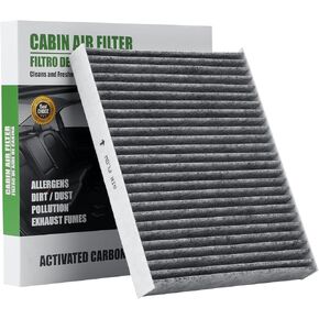 6021C(CF11176) Cabin Air Filter w/Activated Carbon Compatible with Ford Explorer Flex Taurus Police Interceptor Sedan 2011-2019.