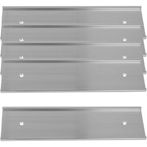 2" x 8" Aluminum Wall Mounted Name Plate Holder - Office Business Door Sign Holder - Wall or Door - Black