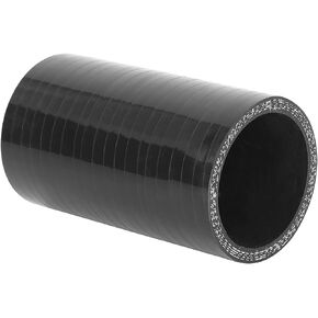 50mm ID Car Universal turbo High Performance 4-Ply Straight Silicone Hose Coupler Intercooler Tube radiator hoses Black