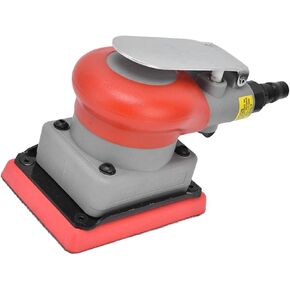 Pneumatic Orbital Sander, Air Squares Sanders Pneumatic Sander Alloy Steel Air Squares Sanding Machine Sandpaper Machines for Wood 75 X 100mm