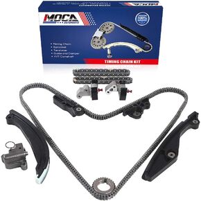 MOCA Timing Chain Kit Fit 10-16 for Lincoln MKS, 13-19 MKT, 11-12 MKZ 3.5L, 13-19 for Ford Police Interceptor Sedan 3.5L, 10-19 Taurus 3.5L, 13-19 Explorer VIN "T" Only, 10-19 Flex, 11-12 Fusion 3.5L