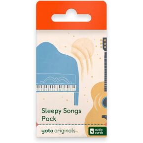 Yoto Sleepy Songs Pack – 4 Kids Musical Audio Cards for Use Player & Mini Bluetooth Speaker, Relaxing Naptime & Bedtime Music, Educational Gift for Children Ages 2+