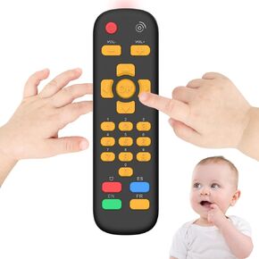 Baby TV Remote Control Toy with Light and Sounds, Kids Musical Early Education Learning Realistic Toddler Remote Toys for Preschool Infant Toddlers Boys Girls Child 6 9 12 18 Months