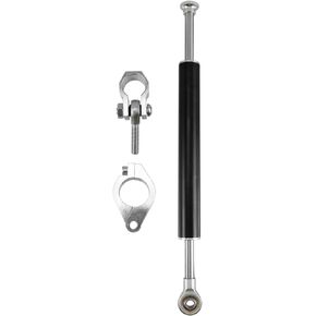 Wakauto Motorcycle Accessories Motorcycle Steering Damper Universal Aluminium Directional Stabilize Damper Black Steering Damper