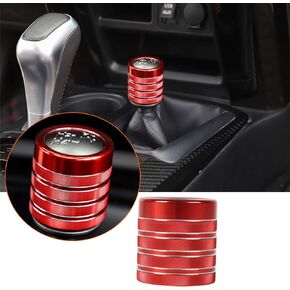 YOCTM Shift Knobs Fits for Toyota 4runner TRD Pro Offroad Accessories 4WD Drive Gear Shifter Head Cover Trim Accessoies Aluminum Alloy 2010-2022 (Red)