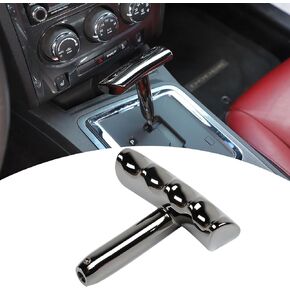 T-Handle Metal Gear Shift Knob for 2008-2014 Jeep Wrangler,2011-2014 Liberty/Durango,2011-2013 Grand Cherokee,2009-2014 Dodge Ram (Chrome)