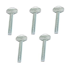 5pcs Thumb Screws 1/4-20x1-1/2" Racket Screws for Communication and Electronic Equipment